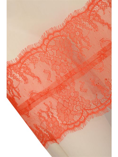 Gonna midi in tulle stretch con dettagli in pizzo Patrizia Pepe | 8G0523 J383J4U1